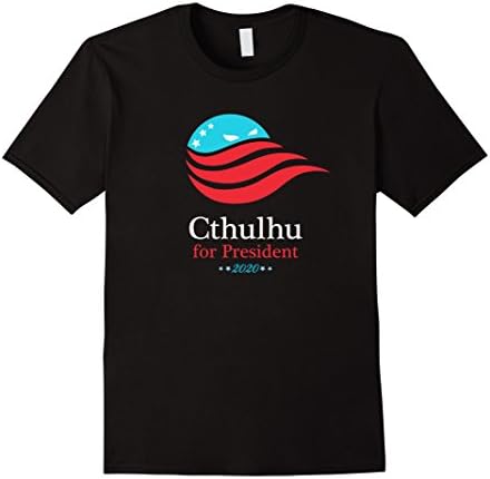Men's Cthulhu for President 2020 2XL Black