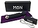 Vibrating Clitoris Massage Vibrator for Women or Couples Masturbation by MoN | Sex Toy Clit G-Spot Stimulation Massager - Rechargeable, Waterproof, Powerful Motor - Black