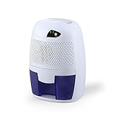 FociPow Compact Portable Electric Mini Dehumidifier for Living Room Bathroom Kitchen Garage