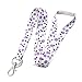 Specialist ID 4 Pack - Cute Polka Dot Fashion Lanyard for ID Badges & Keys - Features Keychain and Trigger Snap Hook ID Clasp - Soft Feel and Safety Breakaway (Assorted Colors)