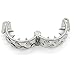 FeiGu Male Stainless Steel Chastity Device Kali's Teeth 2 Rows Ring 35