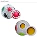 Coolzon Magic Ball Puzzle Cube Pop Rainbow Speedcube Educational Toy for Kids and Adults Speed Cubes