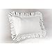 SHOPBEDDING White Eyelet Ruffled Pillow Sham, Standard