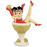 Westland Giftware Betty Boop Magnetic Betty and Champagne Glass Salt and Pepper Shaker Set, 5-1/4-Inch