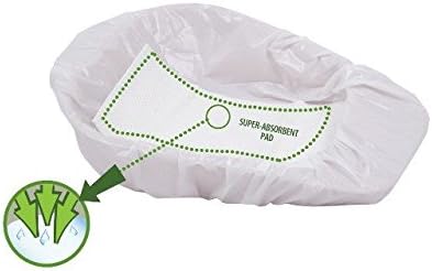 Hygie Canada 1-EVB02 Hygienic Covers for Bedpan &amp; Commode - Box of 10 Covers