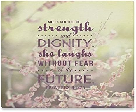 she laughs without fear of the future bible verse