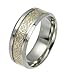 Tanyoyo Celtic Dragon Rings for Men Women Stainless Steel Luminous Glow Wedding Band Silver Golden Jewelry (14)