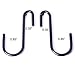 24 Pack Black S Hooks Heavy Duty S Shaped Hooks for Hanging Kitchenware Spoons Pans Pots Utensils Clothes Bags Towers Plants Tools