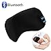 Bluetooth Sleep Eye Mask with Wireless Headphones, LC-dolida Sleeping Travel Eye Cover Music Bluetooth Headsets with Microphone for iPhone X, 8, Android Cell Phones iPad Tablets Black