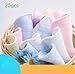 BeautyMood 20pcs Softest Natural Antibacterial Ecological cotton Washable Nursing Pads-Reusable for Breastfeeding pads Women Eco-friendly Collects Milk Pads ( colour random)