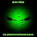 Green LED Underwater Night Fishing Light, Green Blob-7500 Compact, Waterproof, Fully Submersible, Self Weighted, for Crappie, Bass, Striper, Catfish, Baitfish, Walleye, Shad, Minnows, Docks, Boat