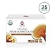 GANOHERB Organic Reishi Mushroom Tea, Adaptogen Ganoderma Lucidum Herbal Tea for Immune Health Boost, Stress Relief, 100% USDA Organic, Caffeine-Free, No Sugar, 25 Count (Pack of 1)