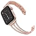 Surace Compatible for Apple Watch Bands 38mm 40mm Women Bracelet Replacement for iWatch Bands 38mm Womens Compatible for Apple Watch Band 40mm Series 4 Series 5 Rose Gold