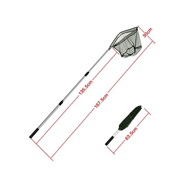 XUNMA-Fishing-Landing-Net-with-Telescoping-Pole-Handle67-Inch