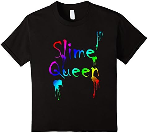Kids Slime Queen Shirt 4 Black