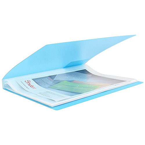 Shuter 60-Pocket Protector Presentation Book A4 Size 120-Page Capacity Available for Report Sheets, Artworks, Music Sheets, Clippings - Thumbnail 3