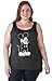 Disney Womens Plus Size Tank Mickey Mouse Sleeveless (Charcoal, 1X)