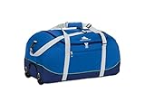 High Sierra Wheeled Duffel Bag with Cinch Sack, Royal Cobalt/True Navy, 24-Inch