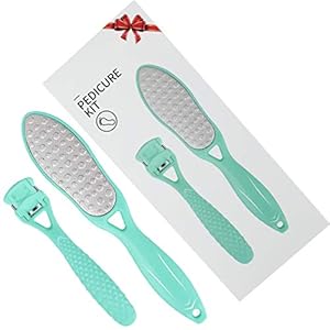 Professional Foot Files Shaver Hard Skin Remover Scraper Set Foot Callus Cuticle Rasp Cutter Foot Care Pedicure Kit…