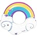 Coconut Float Rainbow Cloud Pool Float, Pool Rings; Pool Tube; 5.5'