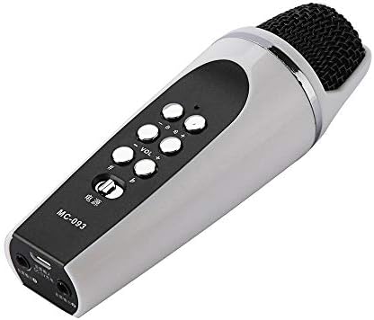 QHLJX 4 Modes Voice Changer Microphone 3.5 mm Magic Sound Microphone Smartphone Voice Changer with Earphones for iphone Apple PC Android