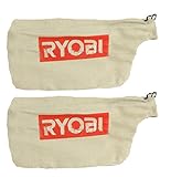 Ryobi 089240003084 Pack of 2 Dust Bags with Wire