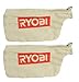 Ryobi 089240003084 Pack of 2 Dust Bags with Wire