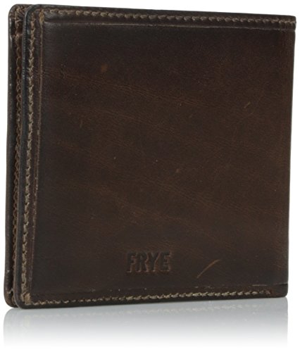 FRYE Men's Logan Antique Pull Up Billfold, Dark Brown, One Size