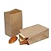 HRX Package Paper Lunch Bags, 11.75 x 7.8 x 5 inches Brown Durable Kraft Paper Bags, Paper Grocery Bags (Pack of 50)