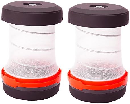 BoJia 2 Pack Waterproof Outdoor Portable Camping Lantern Tent Lamp Flashlight Emergency Light Camping, Hiking, Fishing