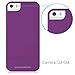 CaseCrown Lux Glider Case, Perfect Fit & Soft Interior, for iPhone 5 / 5S / SE (Lavender Horizon)