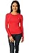 Ralph Lauren Women Crewneck Ribbed Cotton Long Sleeve Tee