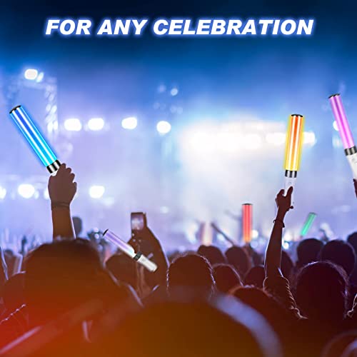 TERRIFI Glow Sticks Bulk, 3 Pcs LED Foam Sticks, 15 Color Flashing Light Party Favors, Glow in the Dark Party Supplies for Wedding, Raves, Concert, Party, Camping