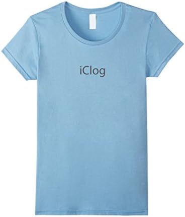 Women's I Clog Old Time Dance Love Clogger Clogging T-shirt XL Baby Blue