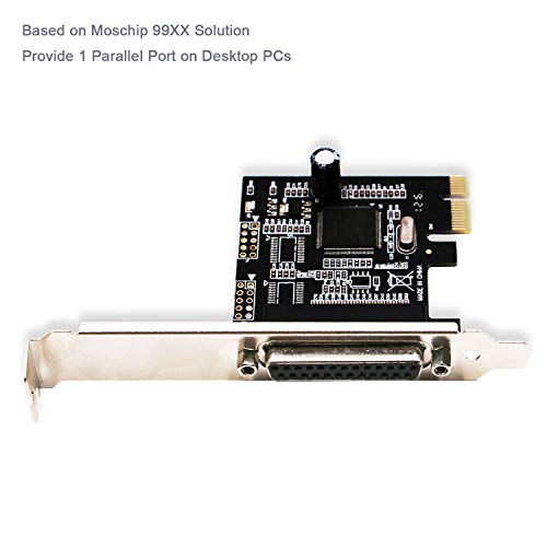 image for LinksTek 1 Port PCI Express (PCIE) Parallel Host Controller Card-DB25 