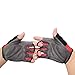 LuxoBike Cycling Gloves Bicycle Gloves Bicycling Gloves Red Mountain Bike Gloves – Anti Slip Shock Absorbing Foam Padded Breathable Lycra Half Finger Road Cycling Clothing for Men Boys Womanthumb 4