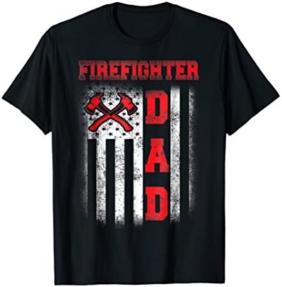 Firefighter Dad T-Shirt Gift Firefighter Dads
