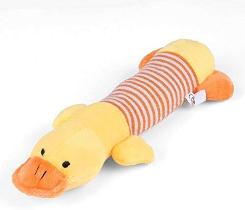 Fdit Dog Squeaky Toy Dog Soft Plush Toys with Squeaker Hide Chew Toy for Puppies and Small Dogs Cats Medium Sized Pet(Yellow Duck) - Image 5