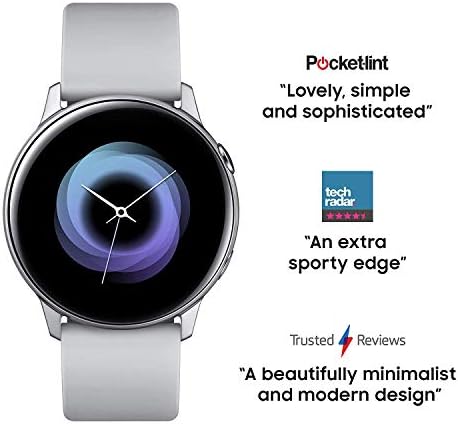 Samsung Galaxy Watch Active 40 mm Smartwatch - Silver (International Version without Samsung Pay)