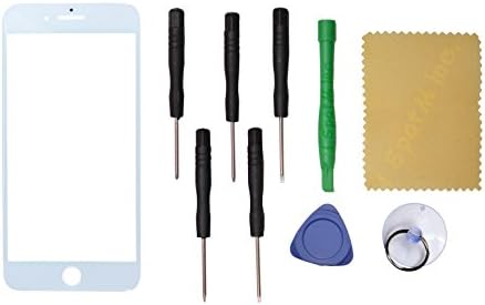 Front Outer Screen Glass Lens Replacement for Apple 5.5" iPhone 7 Plus (White)