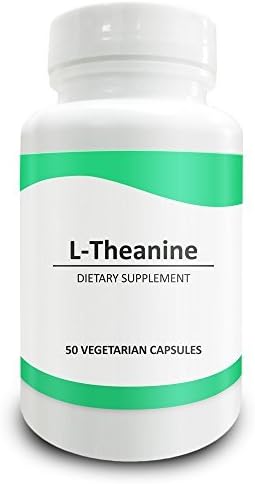 Pure Science L-Theanine 400 mg - Cognitive Support, Improves Mental Performance and Mood - 50 Vegetarian Capsules by Pure Science Supplements