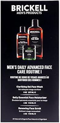 brickell men's daily advanced face care routine i
