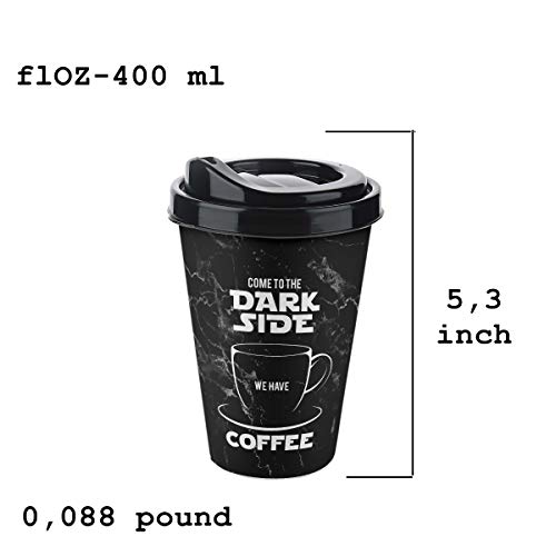 Reusable Coffee Cup, Reusable Coffee Mug, With Lids, Mug, Tea Cup, Beverage container, BPA Free Plastic Hard, Quality, Washable, Quick And Easy To Use For All Beverages 3 pieces cups 3 pieces Lids