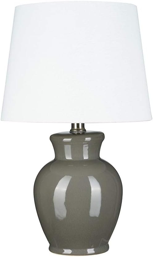 Best table lamp gray ceramic base