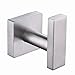 Angle Simple Bathroom Towel Hook, SUS304 Stainless Steel Single Shower Towel Hanger for Wall, Kitchen Cabinet Closet Coat Robe Holder Wall Mounted, Brushed Nickel