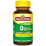 Nature Made Vitamin D-3, 5000IU, 90 Softgels