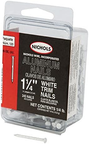 KAISER ALUMINUM FABRICATED TV389403 1/4 lb 1-1/4 Trim Nail