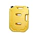 SXMA Fuel Tank Cans Spare 2.6 Gallon Portable Fuel Oil Petrol Diesel Storage Gas Tank Emergency Backup for Jeep JK Wrangler SUV ATV Car Motorcyc Toyota ect Most Cars (10L, Yellow)(Pack of 1)