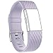 iGK For Fitbit Charge 2 Bands, Adjustable Replacement Bands with Metal Clasp for Fitbit Charge 2 Wristbands Special Edition Lavender Small