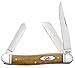 Case WR XX Pocket Knife Smooth Antique Bone Medium Stockman Item #58185 - (6318 SS) - Length Closed: 3 5/8 Inches